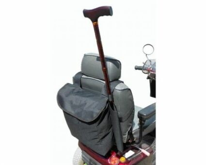 Rugleuningtas met wandelstok vakje